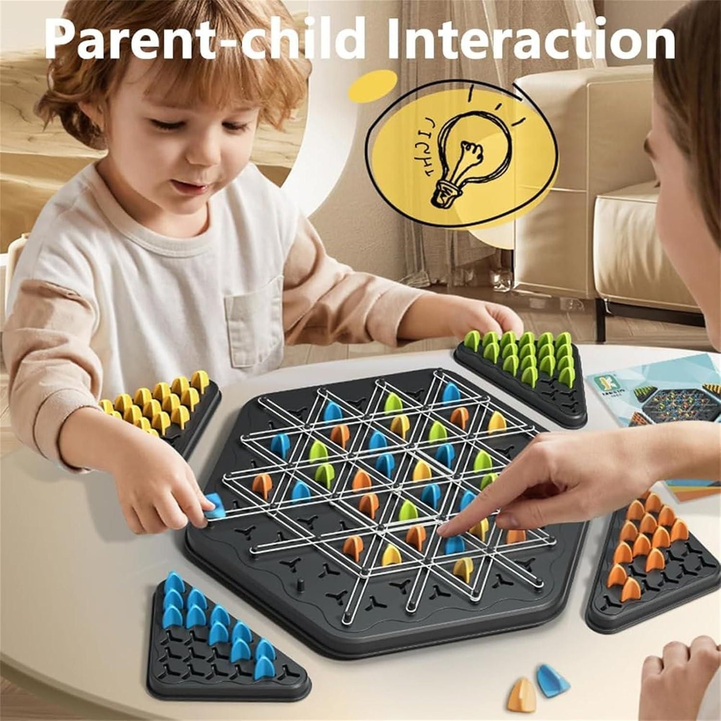 Chain Triangle Chess Game – Fun Strategy Board Game for All Ages