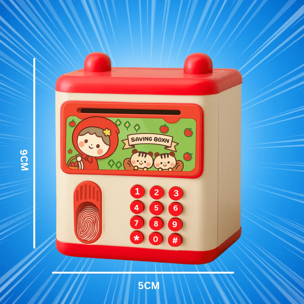 5-IN-1 ATM Fingerprint Savings Bank for Kids