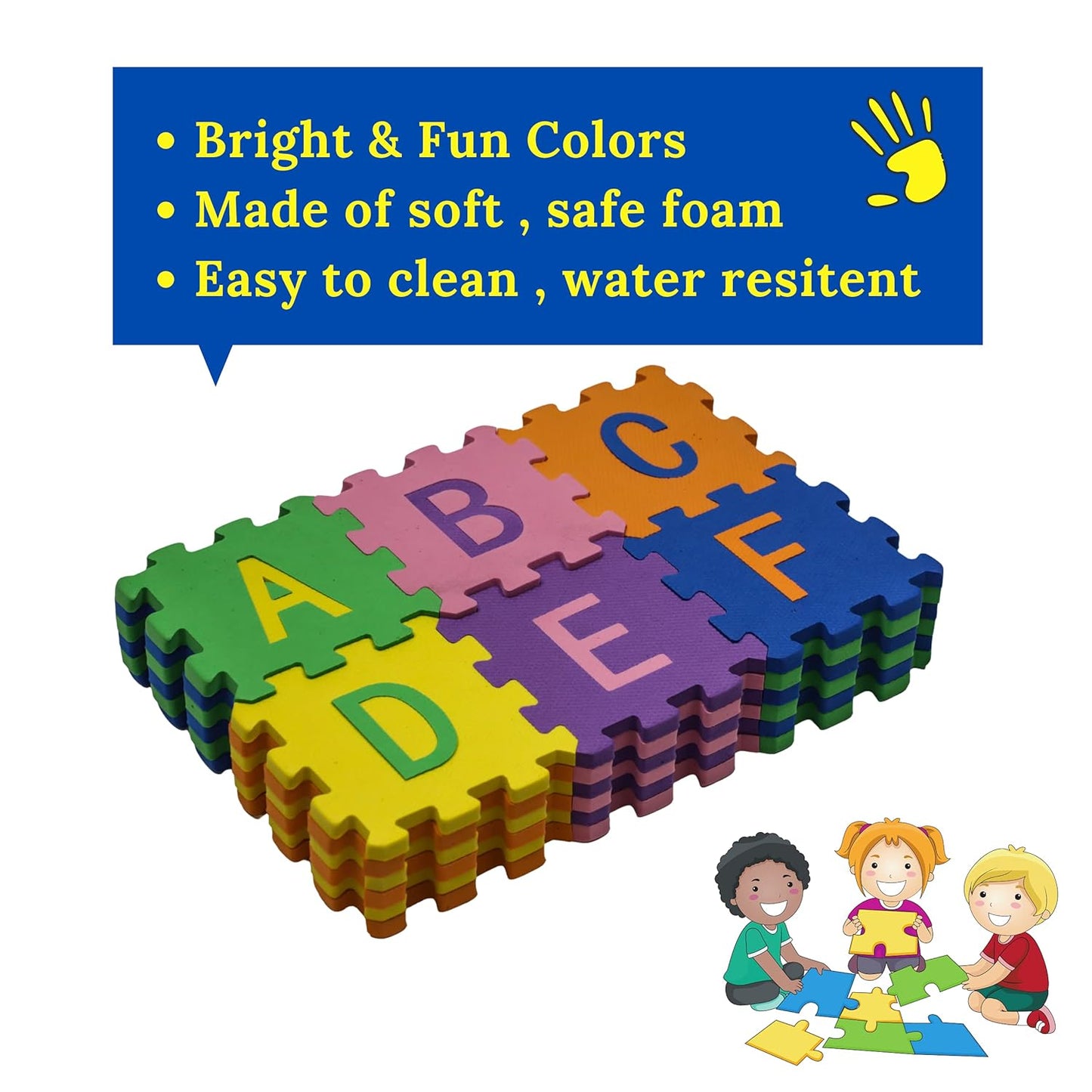 Alphabet & Numeric Mat for Kids