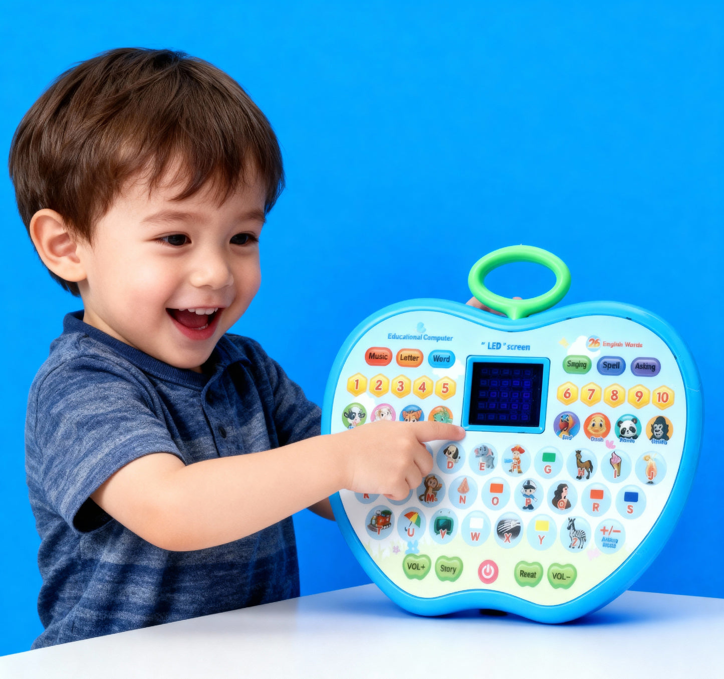 Apple Shaped Alphabet Tablet Toy for Kids