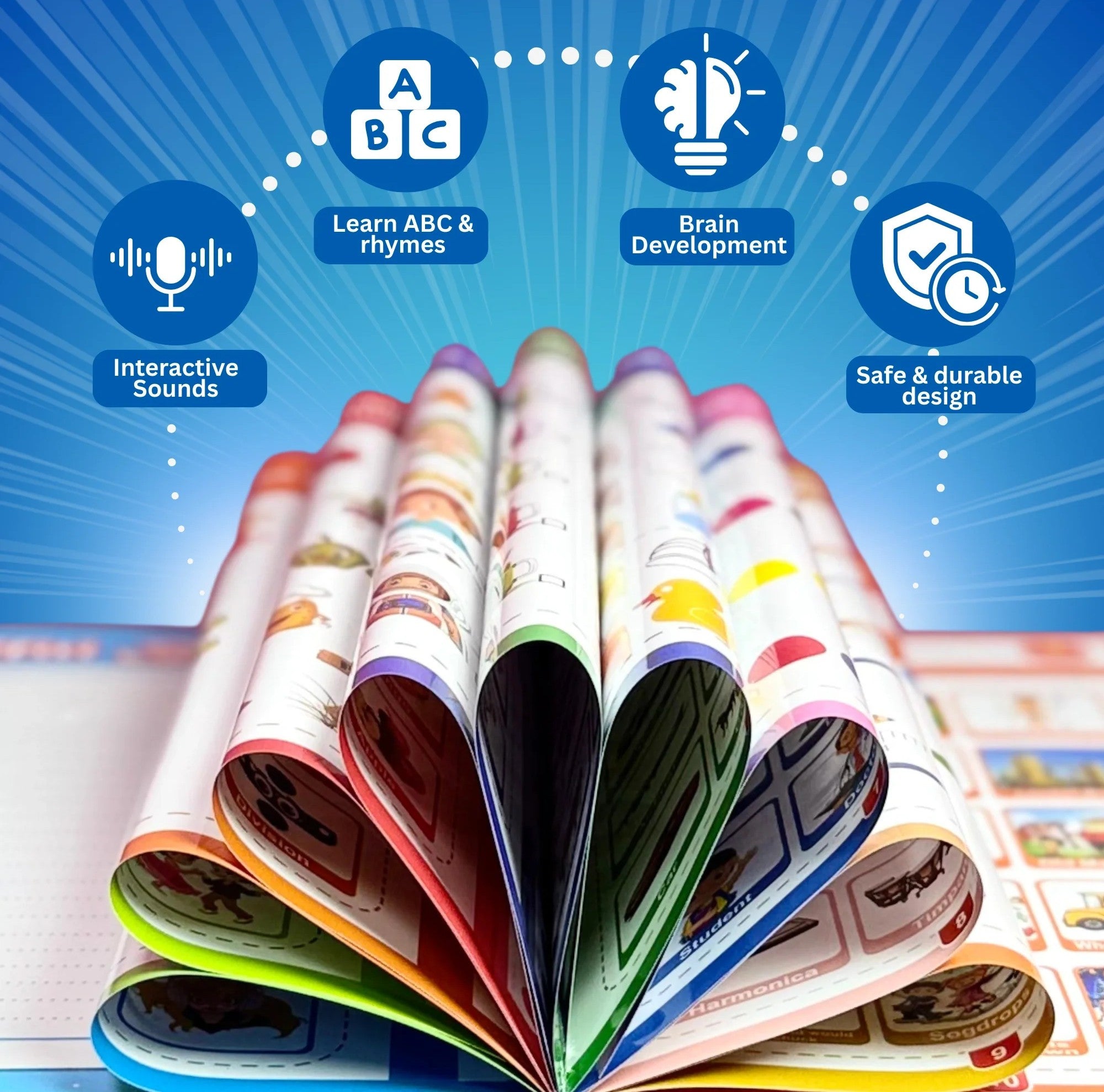 💥 3 in 1 LEARNING BUNDLE : LCD Writing Tablet, Learning E Book and Water Magic Book (Free)💥