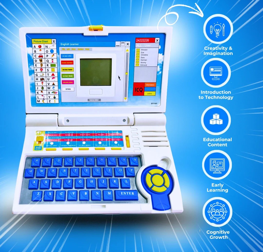 Interactive Educational Laptop For Kids