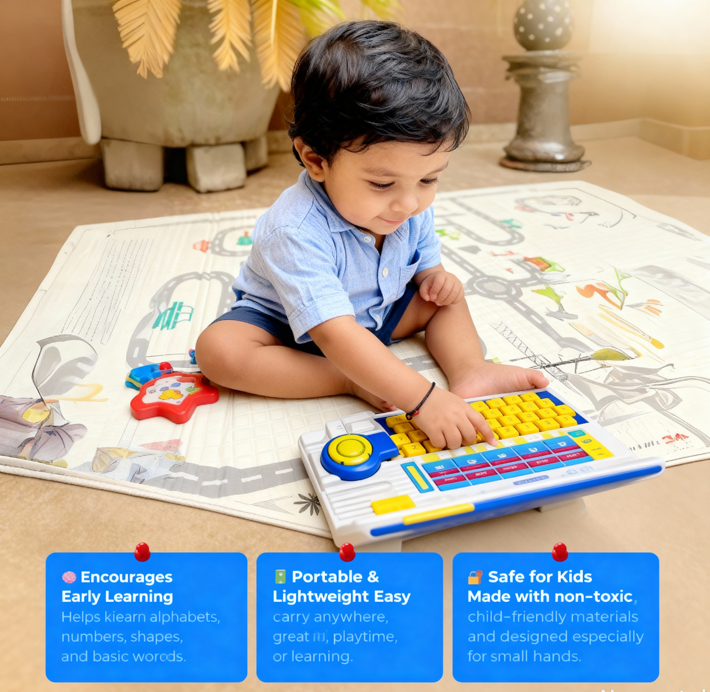 Interactive Educational Laptop For Kids