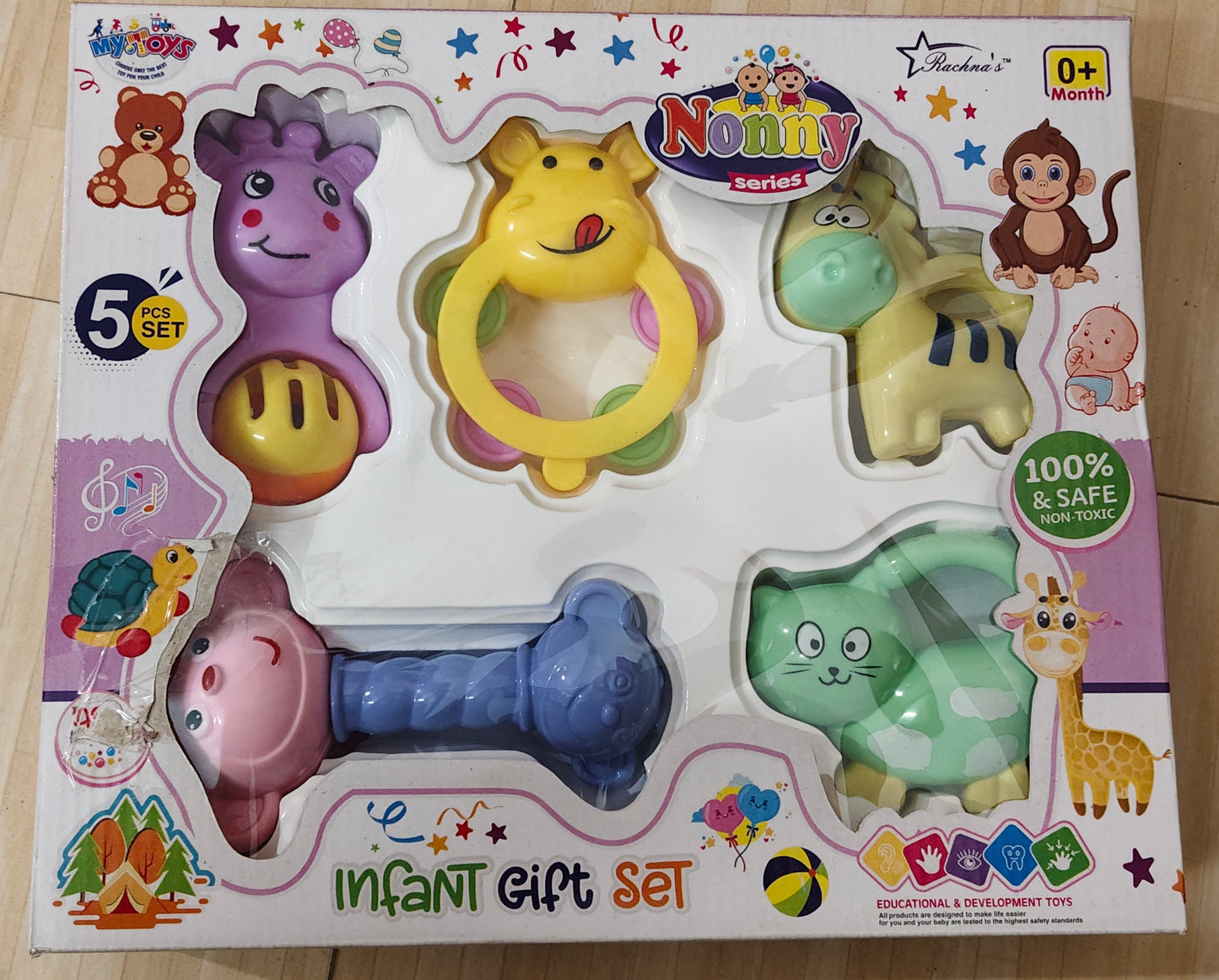 Infant Rattles Gift Box (Set of 5)
