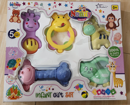 Infant Rattles Gift Box (Set of 5)