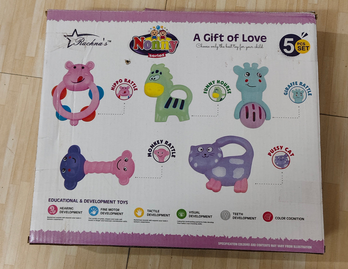 Infant Rattles Gift Box (Set of 5)