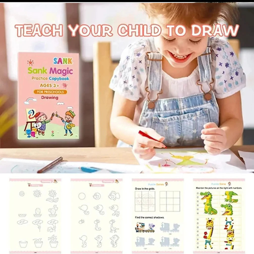 Sank Magic Practice Copybook for Kids