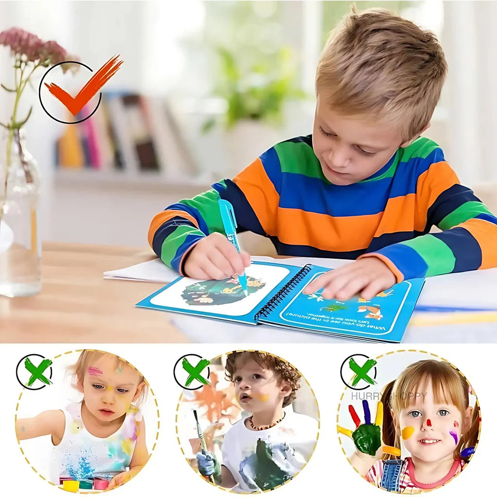 π₯ 3 in 1 LEARNING BUNDLE : LCD Writing Tablet, Learning E Book and Water Magic Book (Free)π₯