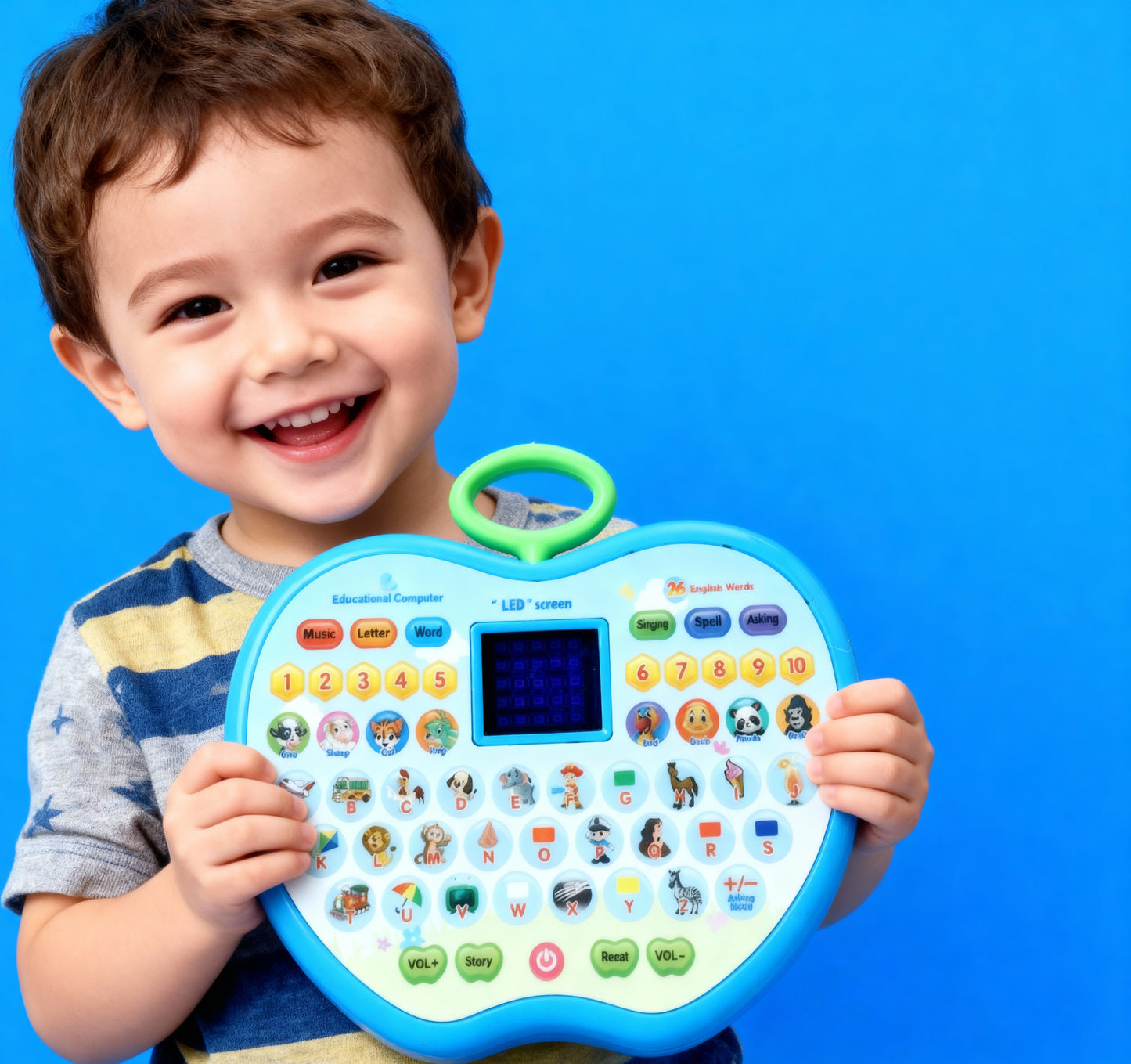 Apple Shaped Alphabet Tablet Toy for Kids