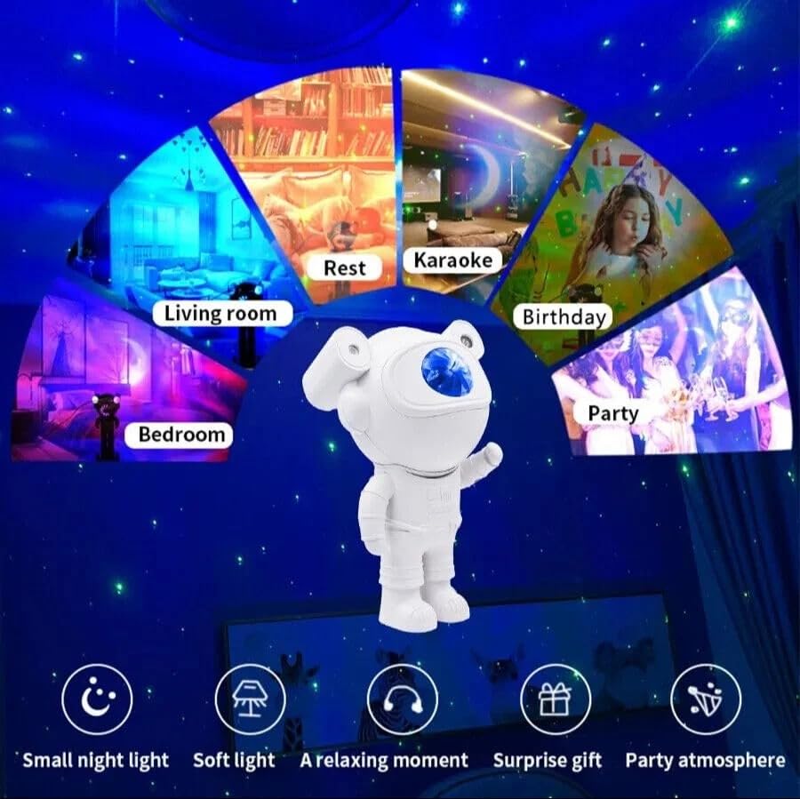 Astronaut Galaxy Home & Party Night Light LED Space Projection