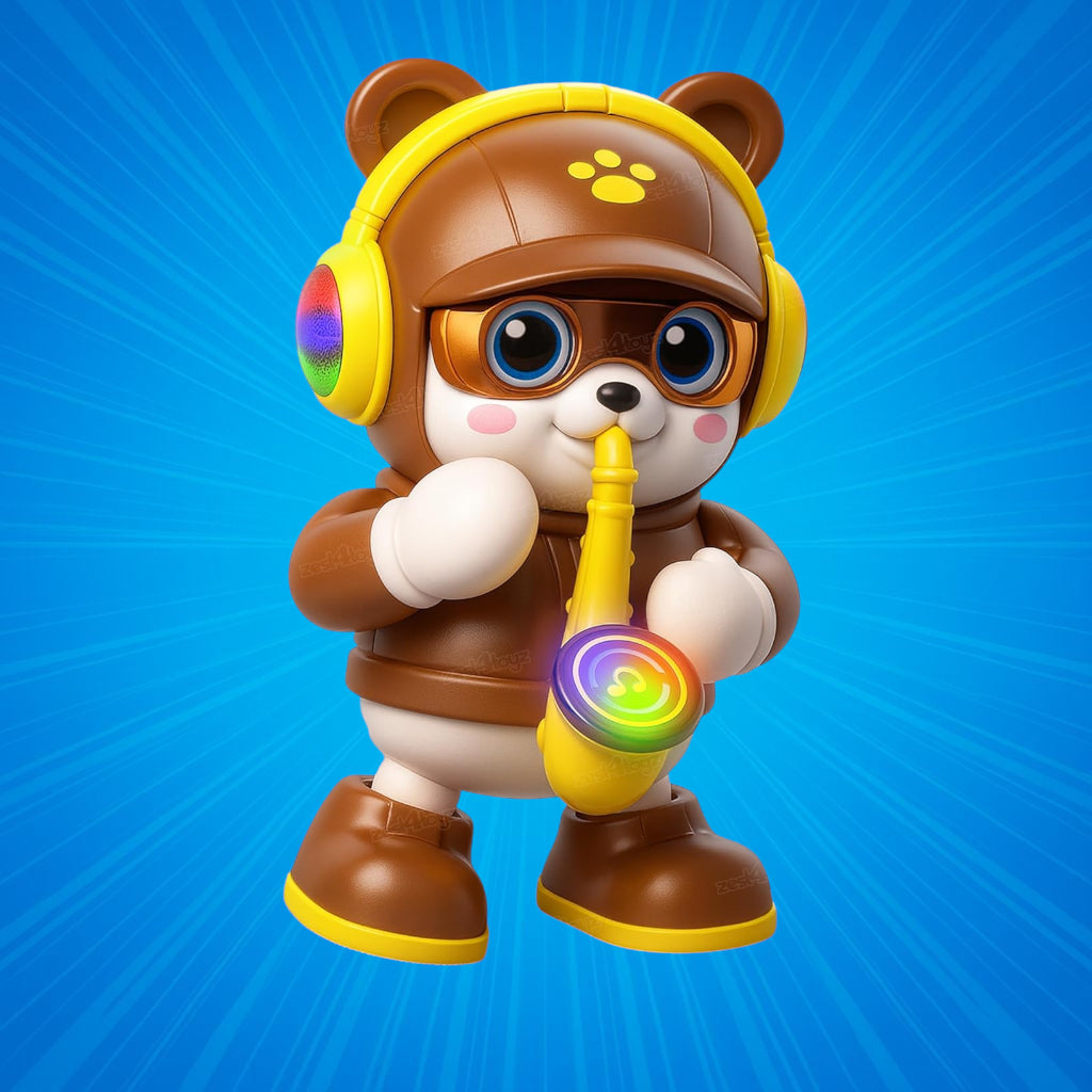 Saxophone Bear Musical & Dancing Toy with Lights