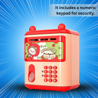 5-IN-1 ATM Fingerprint Savings Bank for Kids