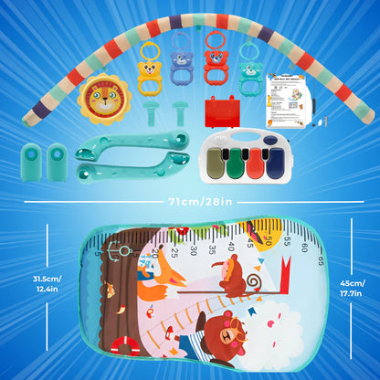 5-in-1 Indian Musical Keyboard Mat Piano For Kids