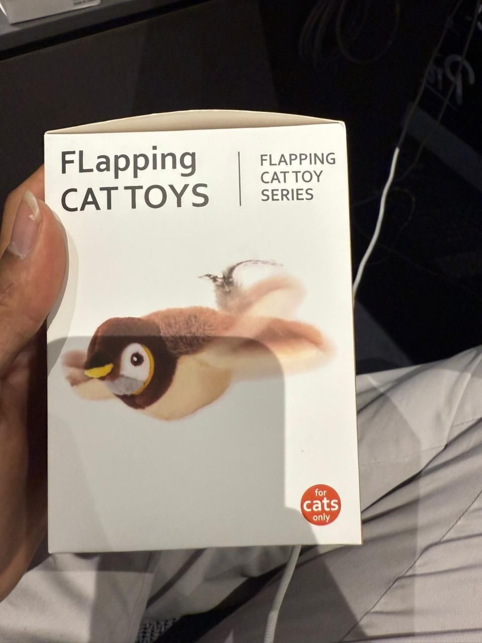 Flapping Cat Toy – Automatic Rechargeable Bird for Cats