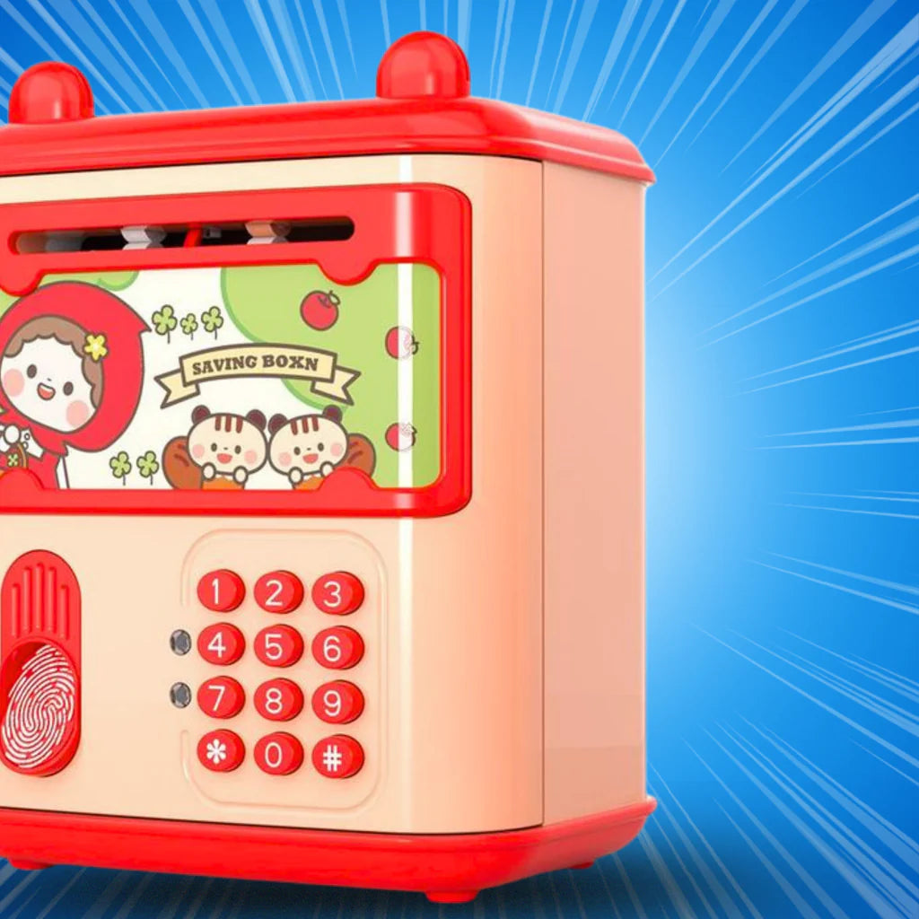 5-IN-1 ATM Fingerprint Savings Bank for Kids