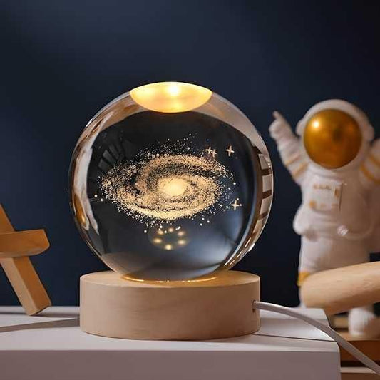 3D Crystal Lamp Ball – A Touch of Magic for Your Space (Assorted Designs)