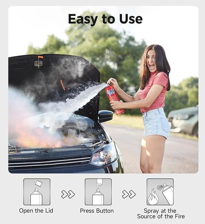 Car Fire Stop - Emergency Fire Response Spray (500ml)