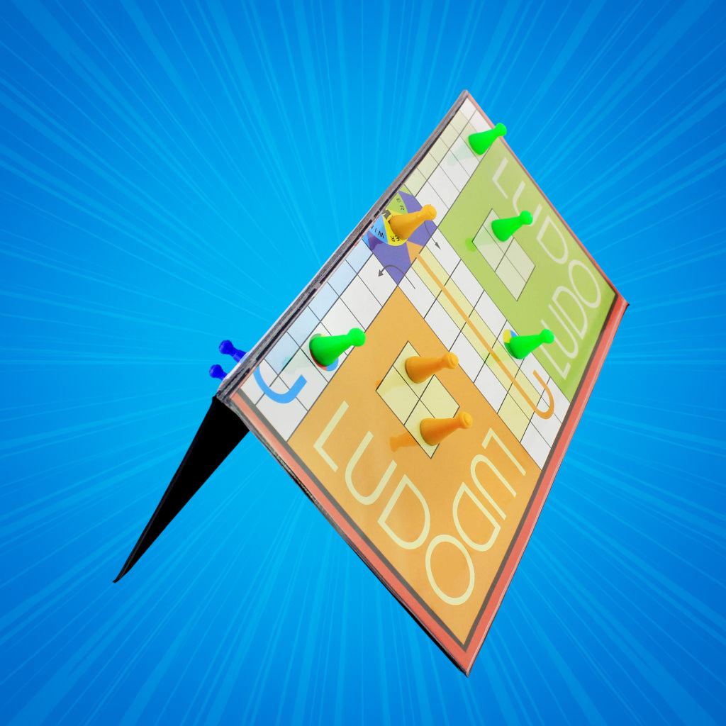 Magnetic 2-in-1 Ludo and Snakes & Ladders Combo Board Game