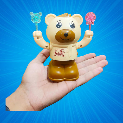 Dancing Tumbling Teddy Bear Toy for Kids with Lights and Music