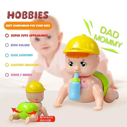 Musical Crawling Baby Toy for Kids