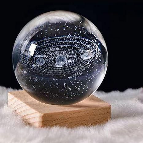 3D Crystal Lamp Ball – A Touch of Magic for Your Space (Assorted Designs)