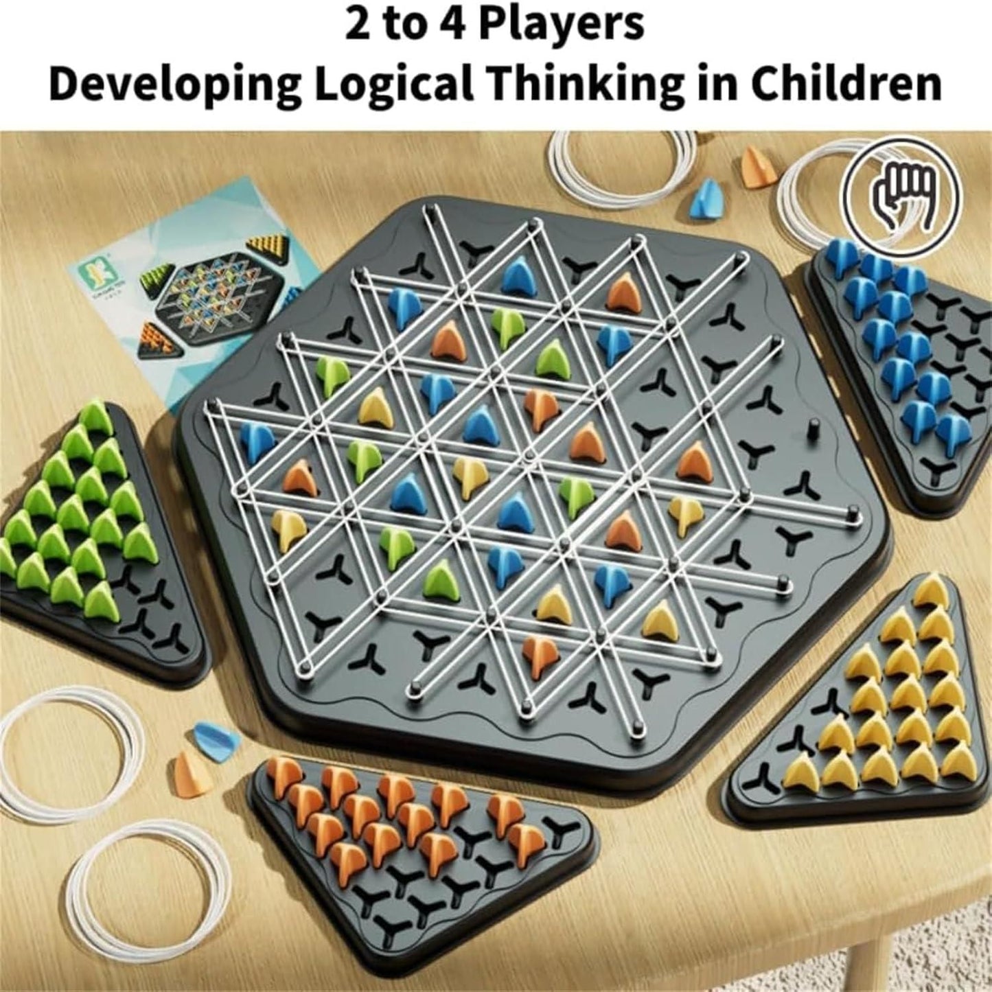 Chain Triangle Chess Game – Fun Strategy Board Game for All Ages
