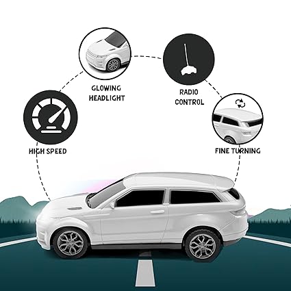 Rechargeable High Speed Remote Controlled Car with Light