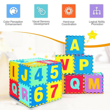 Alphabet & Numeric Mat for Kids