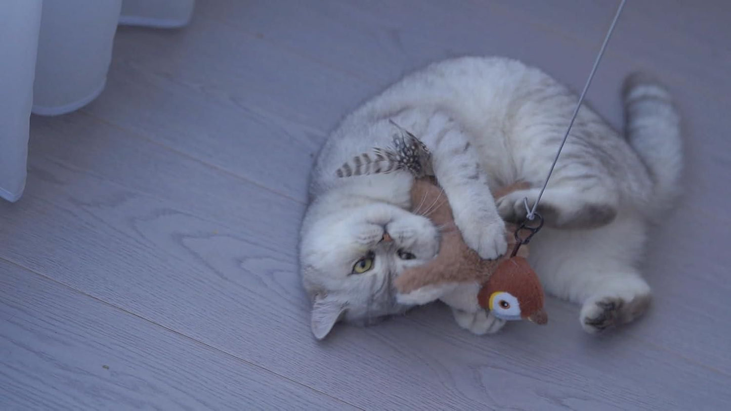 Flapping Cat Toy – Automatic Rechargeable Bird for Cats