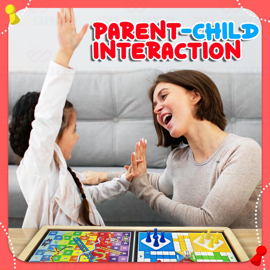 3-in-1 Fastest Finger First, Ludo and Snakes & Ladder Board Game