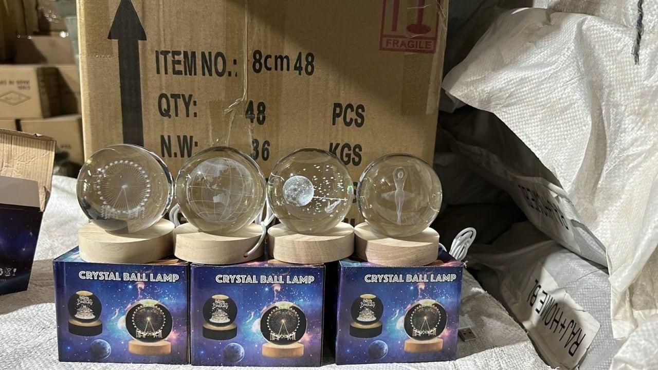 3D Crystal Lamp Ball – A Touch of Magic for Your Space (Assorted Designs)