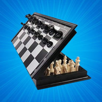 Magnetic Educational Chess Set with Folding Chess Board