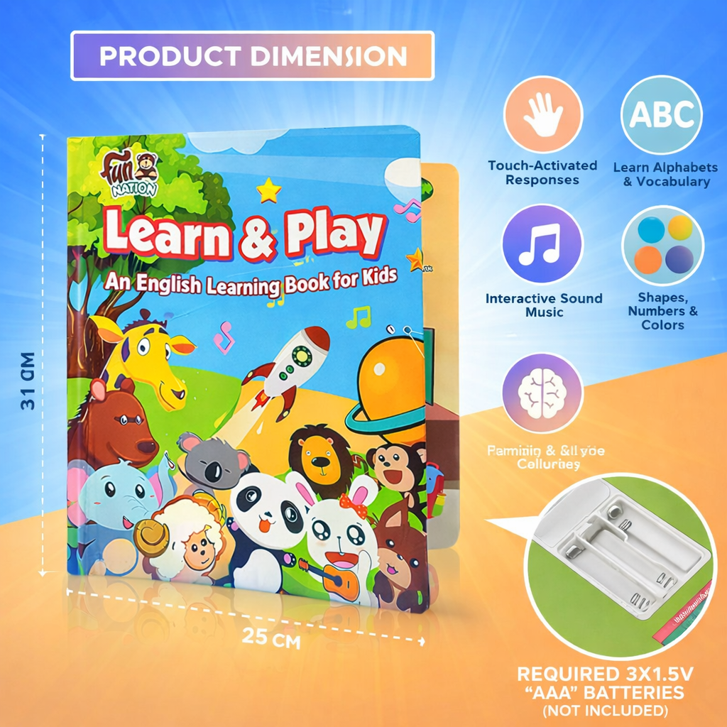 SimpliLo - Learn & Play Interactive Sound Book