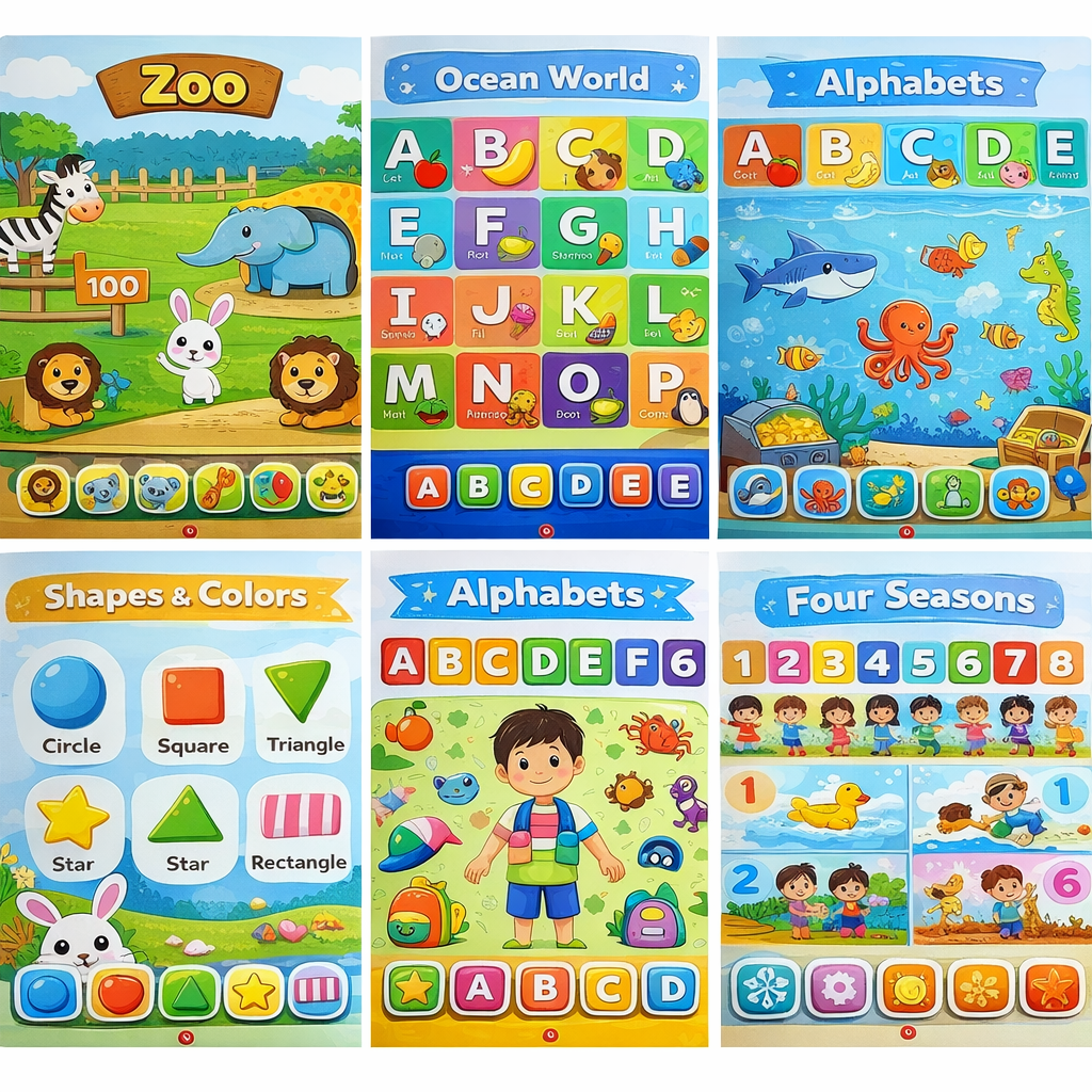 SimpliLo - Learn & Play Interactive Sound Book