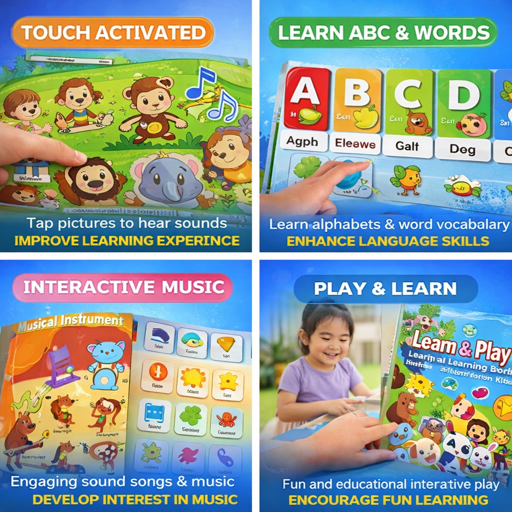 SimpliLo - Learn & Play Interactive Sound Book