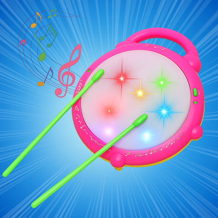 Flash Drum with Multicolor 3D Lights