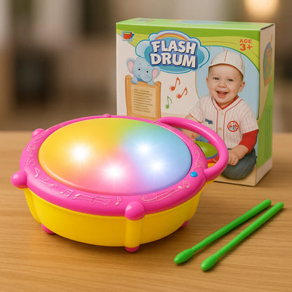 Flash Drum with Multicolor 3D Lights