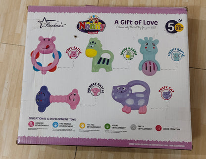 Infant Rattles Gift Box (Set of 5)