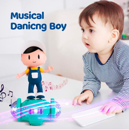 Fashion Boy 360 Degree Rotating & Dancing Toy with 5D Lights & Sound