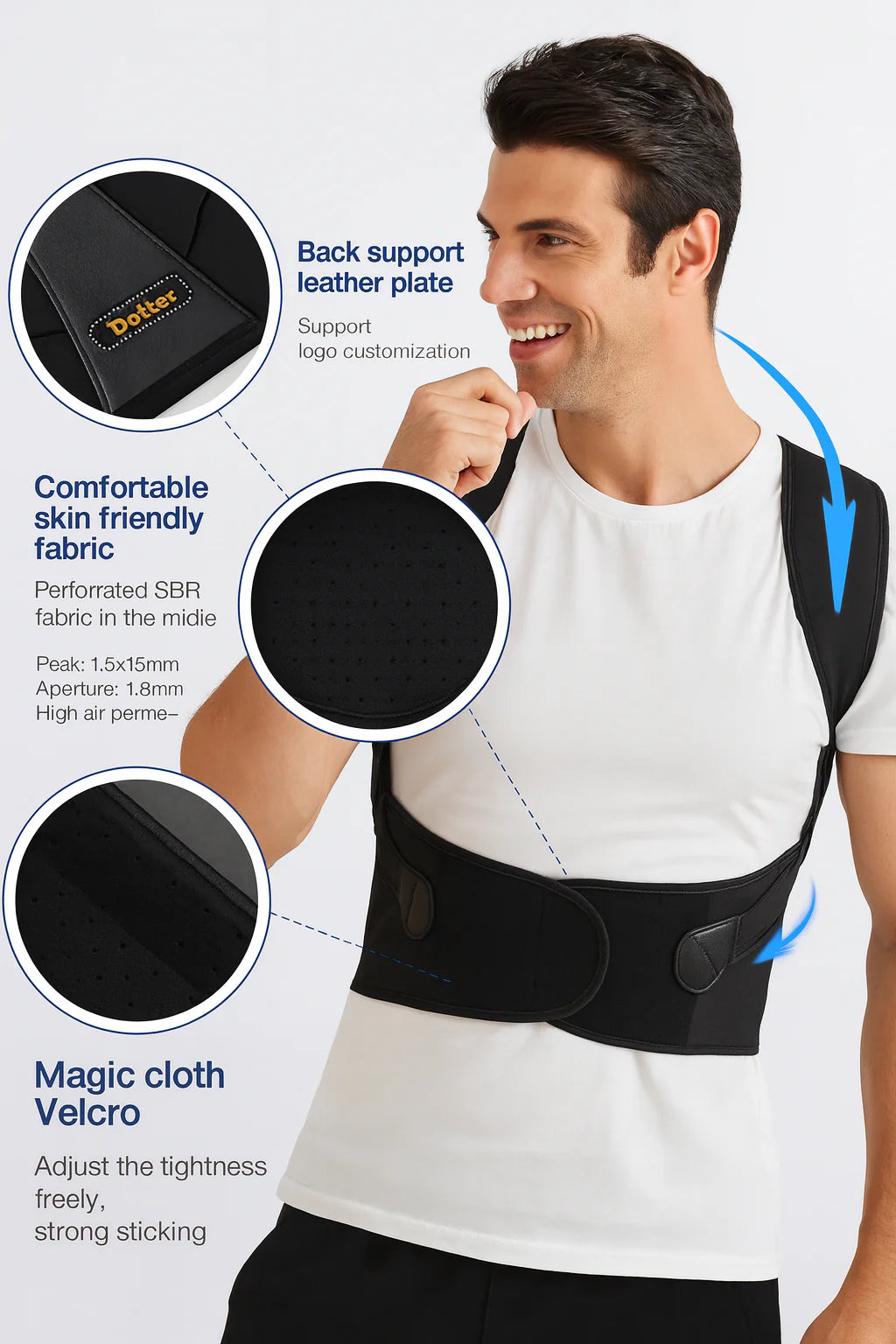 Adjustable Back Posture Corrector (Unisex)