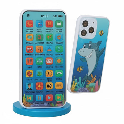 Kids Screen-Free Educational Phone with 24 Learning Modes l Easy to Carry l Ultra-Lightweight & Portable (only 90 grams)