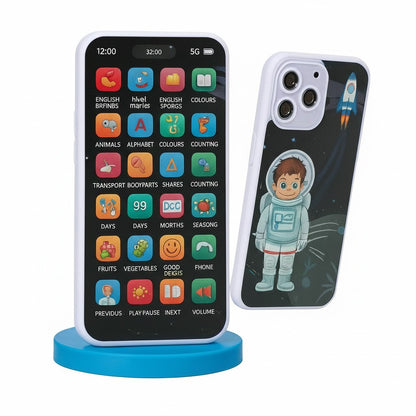 Kids Screen-Free Educational Phone with 24 Learning Modes l Easy to Carry l Ultra-Lightweight & Portable (only 90 grams)