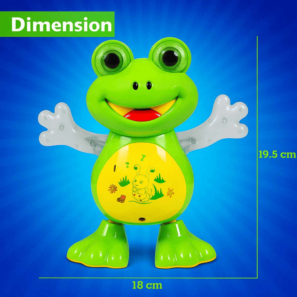 Musical and Dancing Frog Toy with Lights