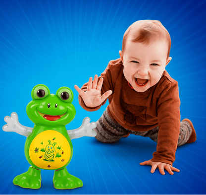 Musical and Dancing Frog Toy with Lights