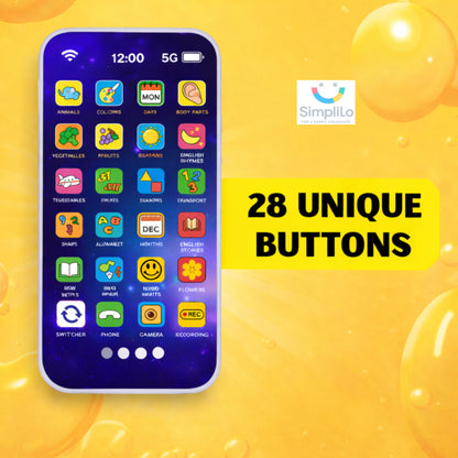 SimpliLo Screen-Free Educational Phone | Speaks 10 Languages | Type-C Rechargeable & Ultra-Lightweight